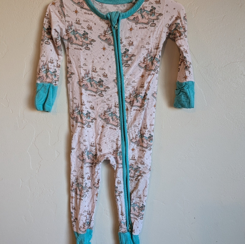 Twisted Lily Bamboo Neverland Map Pajamas
